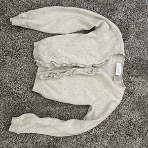Children’s place gold and ivory cardigan